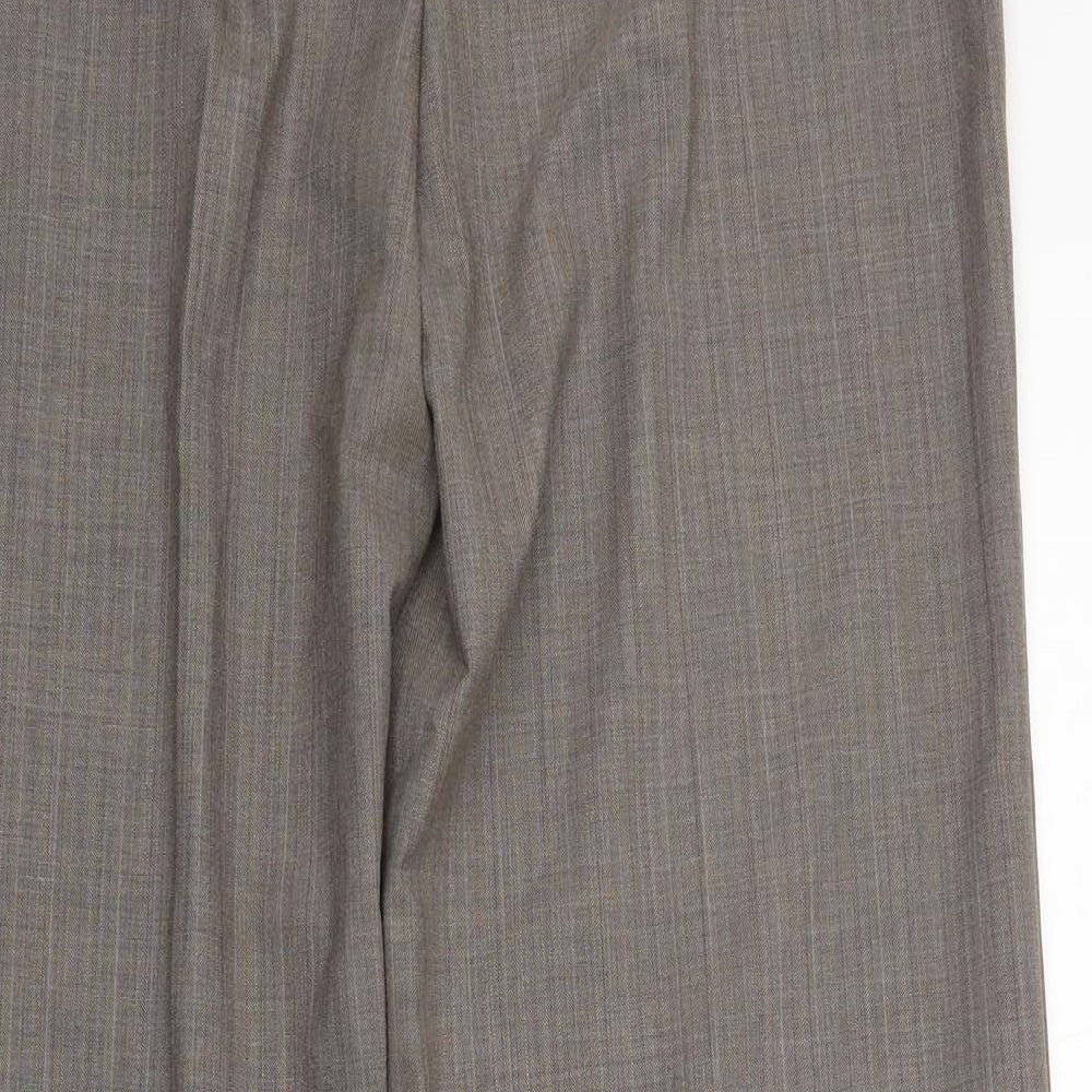 Marks and Spencer Womens Brown   Trousers  Size 14 L26 in