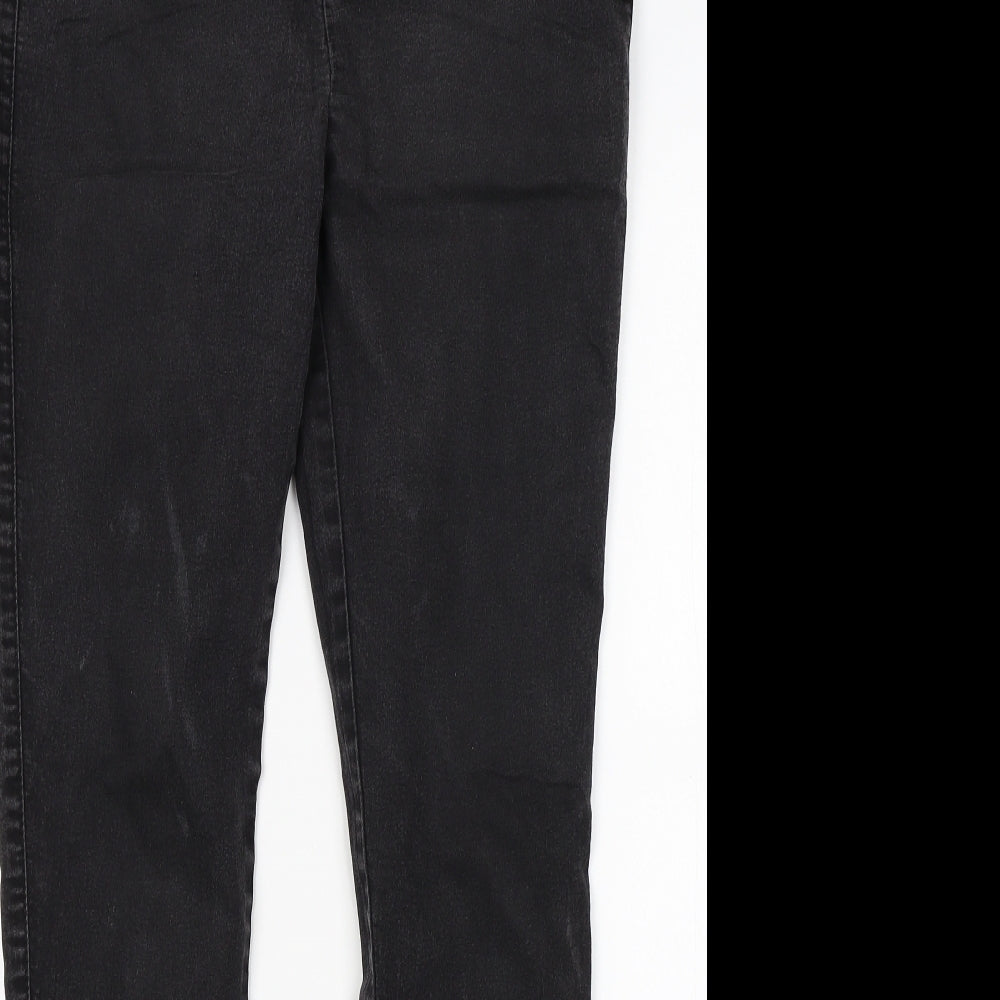 Dorothy Perkins Womens Black  Denim Skinny Jeans Size 12 L28 in