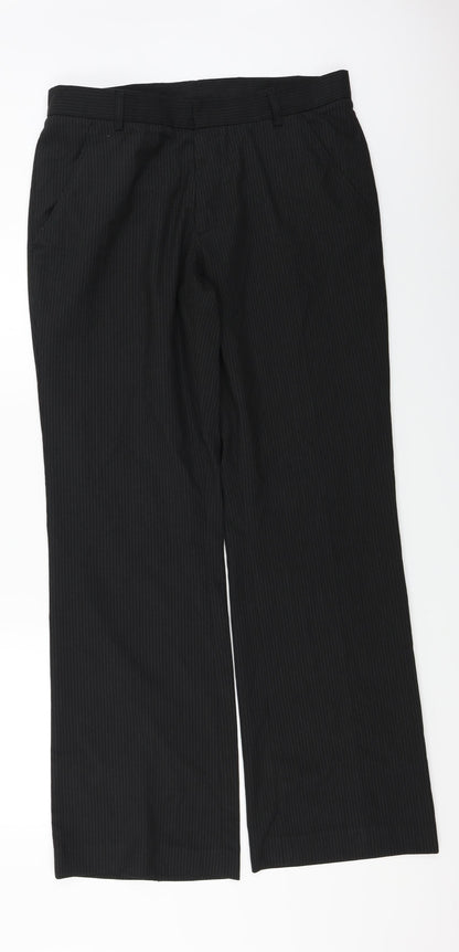 Preworn  Womens Black   Trousers  Size 32 in L31 in