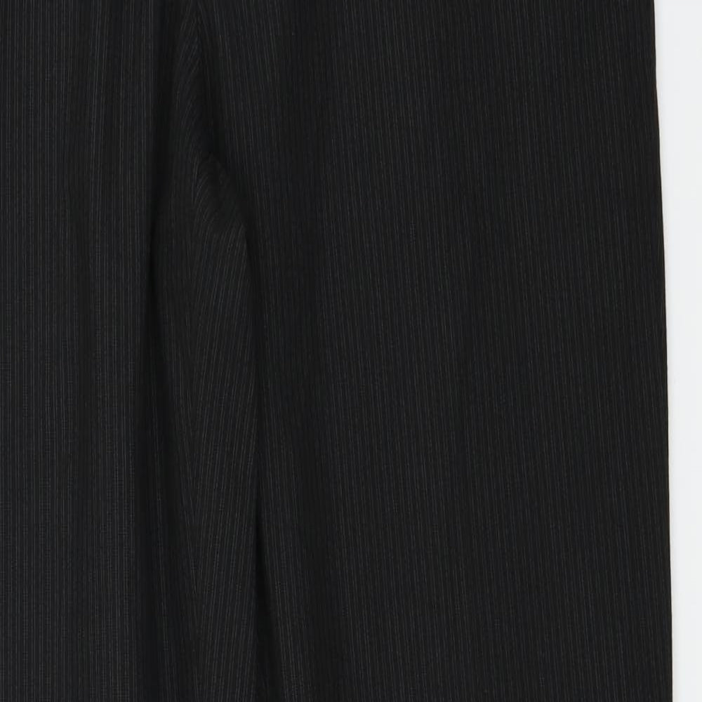 Preworn  Womens Black   Trousers  Size 32 in L31 in