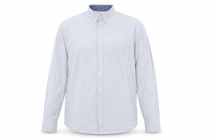 Easy  Womens Blue   Basic Button-Up Size XL