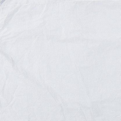 Easy  Womens Blue   Basic Button-Up Size XL