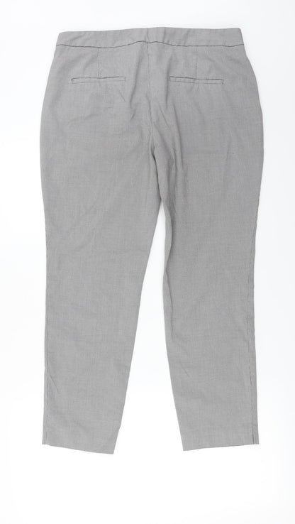 Preloved Zara  Womens Grey   Trousers  Size 32 in L24 in - Back