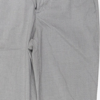 Preloved Zara  Womens Grey   Trousers  Size 32 in L24 in - Detail