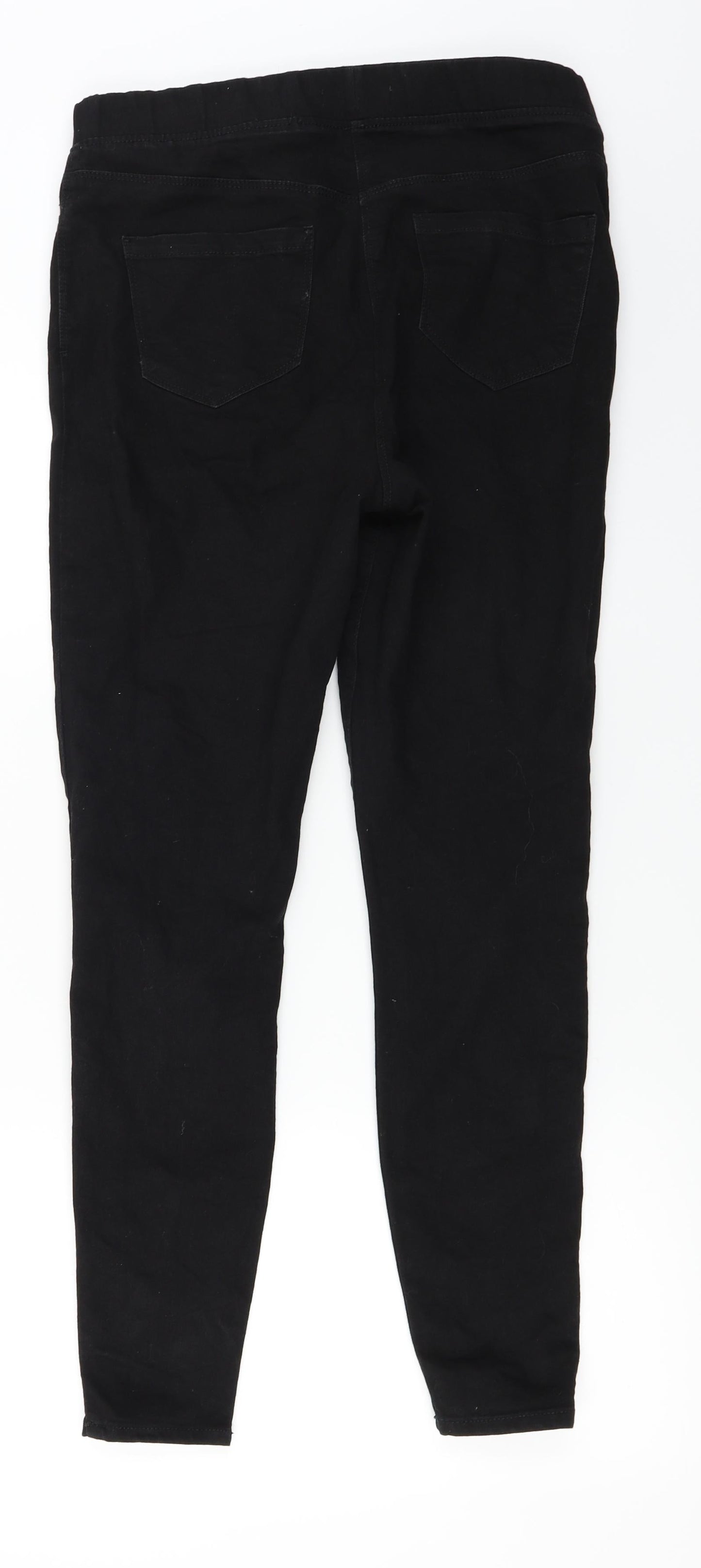 Studio Womens Black   Trousers  Size 10 L25 in