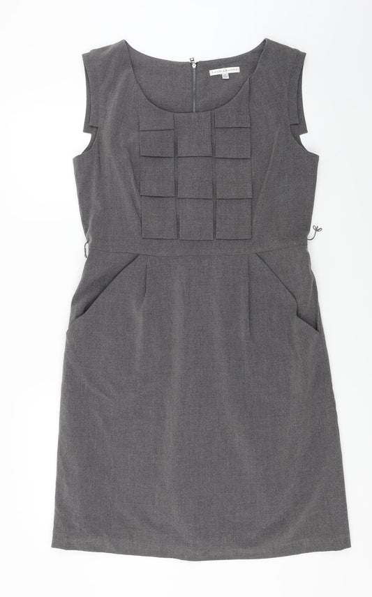 Sandra Darren  Womens Grey   A-Line  Size 12