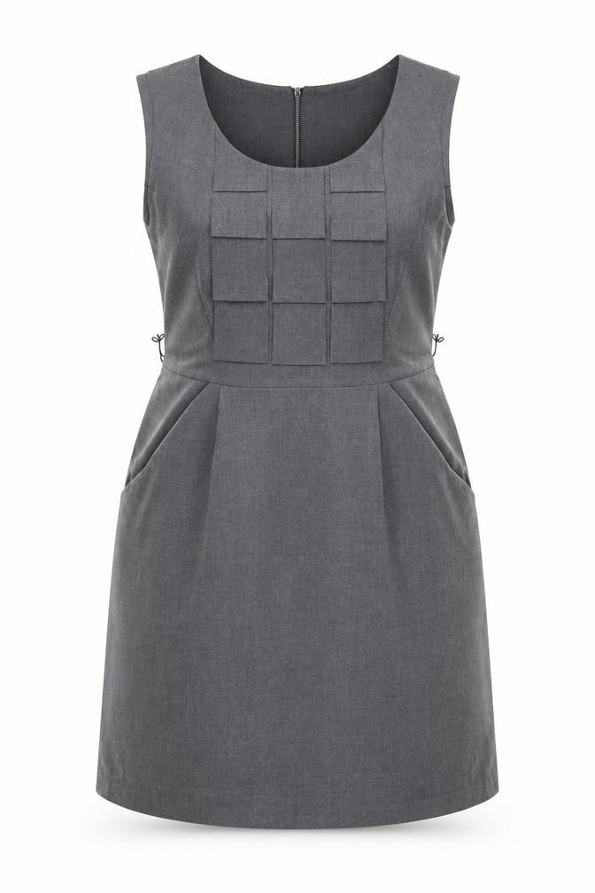 Sandra Darren  Womens Grey   A-Line  Size 12