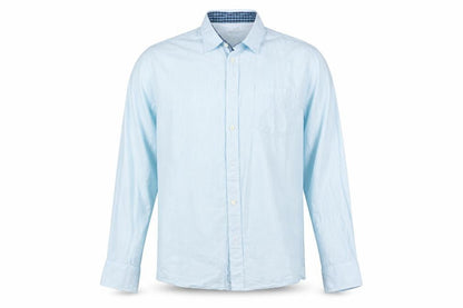 Easy  Mens Blue Striped   Button-Up Size XL