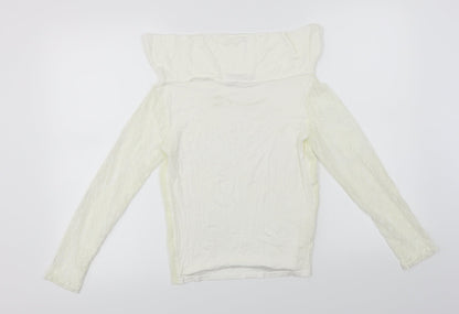 Preloved Atmosphere  Womens Ivory   Basic Button-Up Size 12 - Front