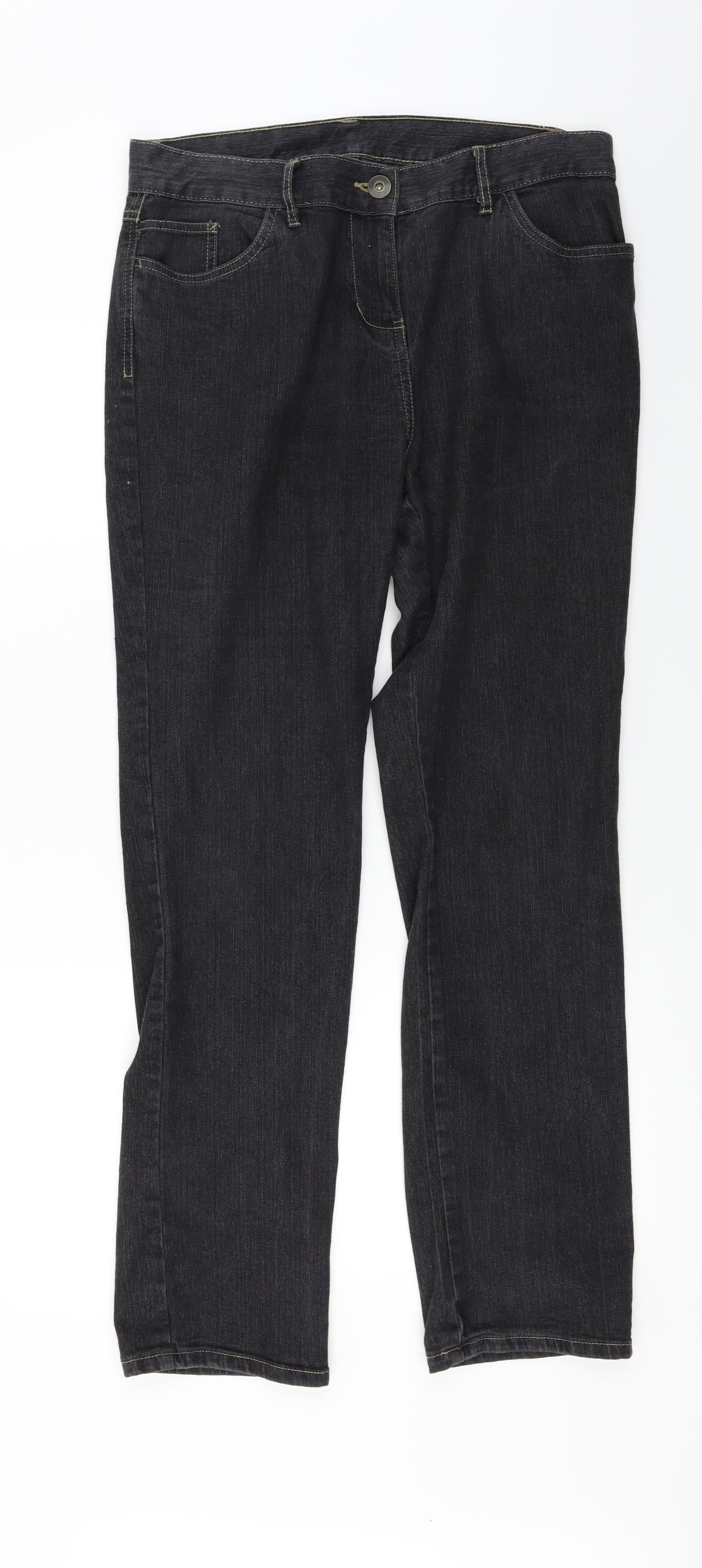 Marks and Spencer  Womens Grey   Skinny Jeans Size 14 L28 in