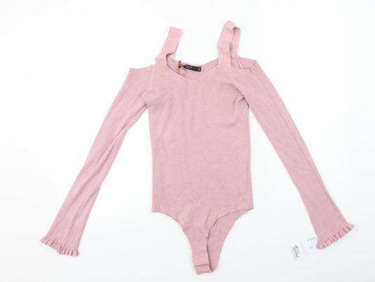 Vogue  Womens Pink   Bodysuit One-Piece Size XS
