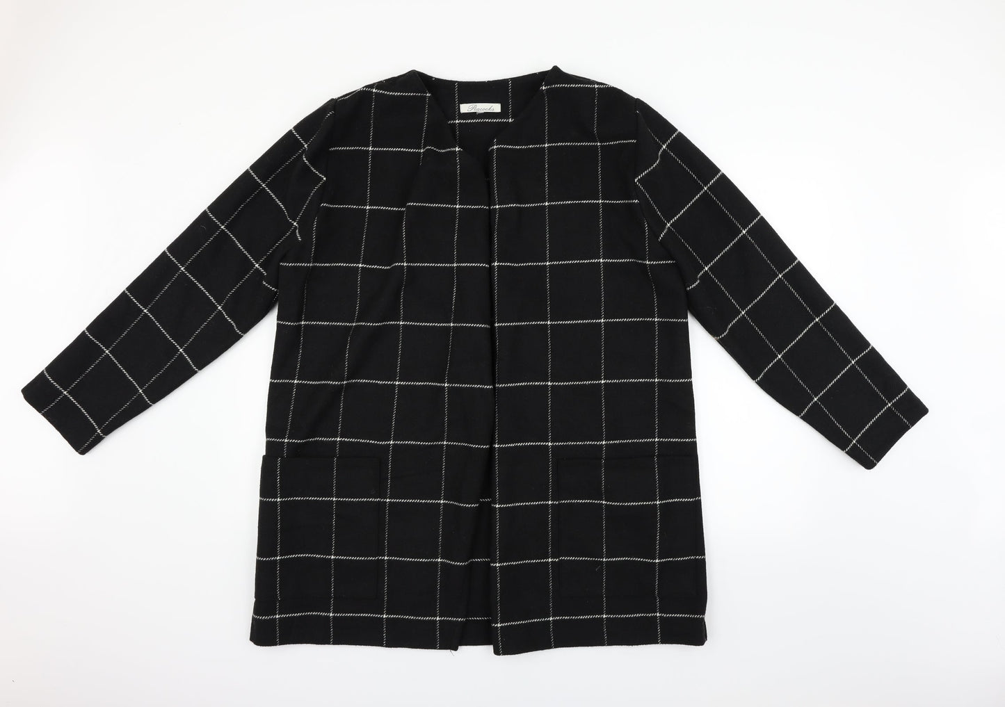 Peacocks Womens Black   Jacket  Size L