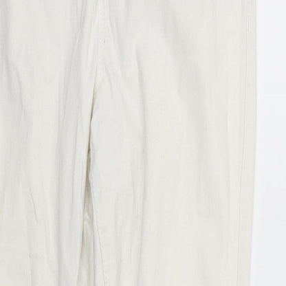 Denim & Co. Womens White   Trousers  Size 10 L27 in