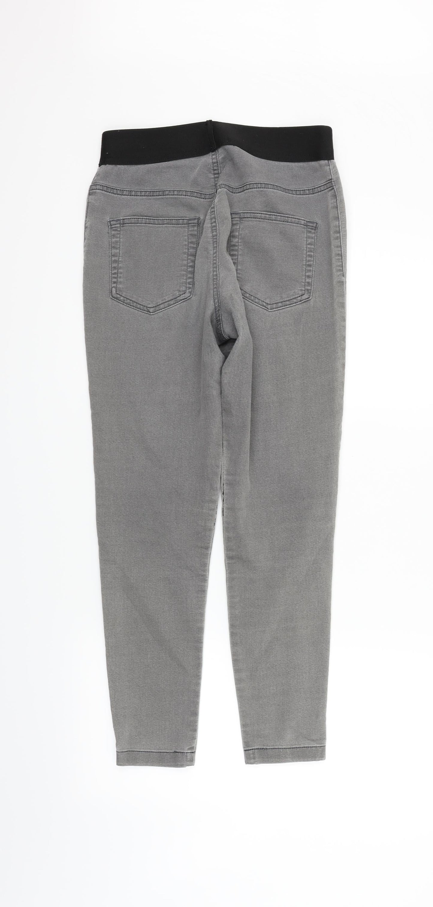 Marks and Spencer Womens Grey   Jegging Trousers Size 10 L26 in