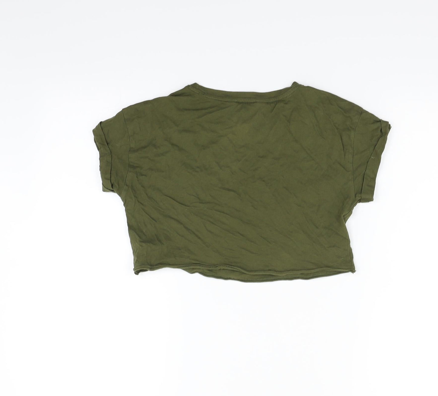 Topshop Girls Green   Basic T-Shirt Size 9 Years