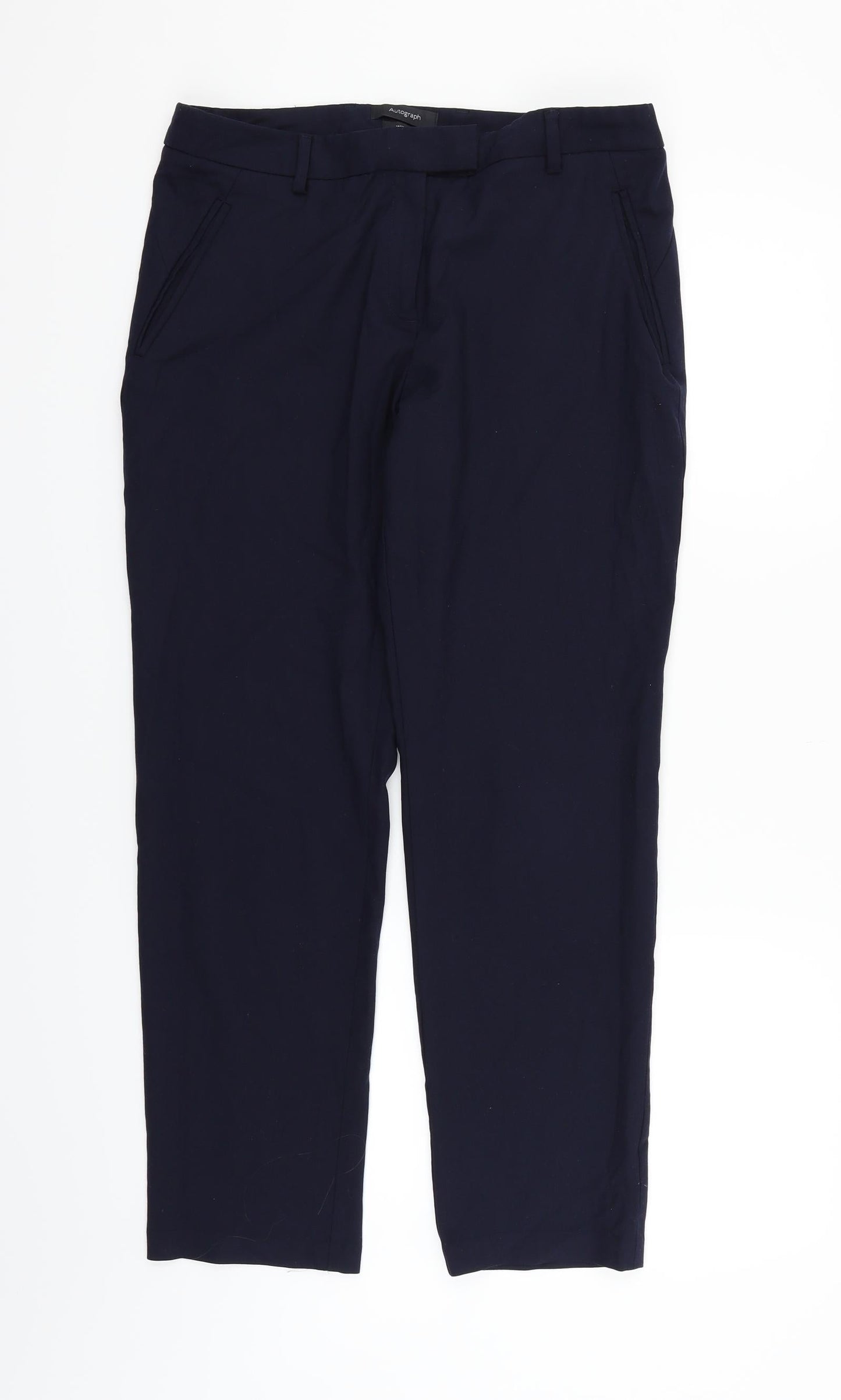 Autograph Womens Blue   Trousers  Size 12 L26 in