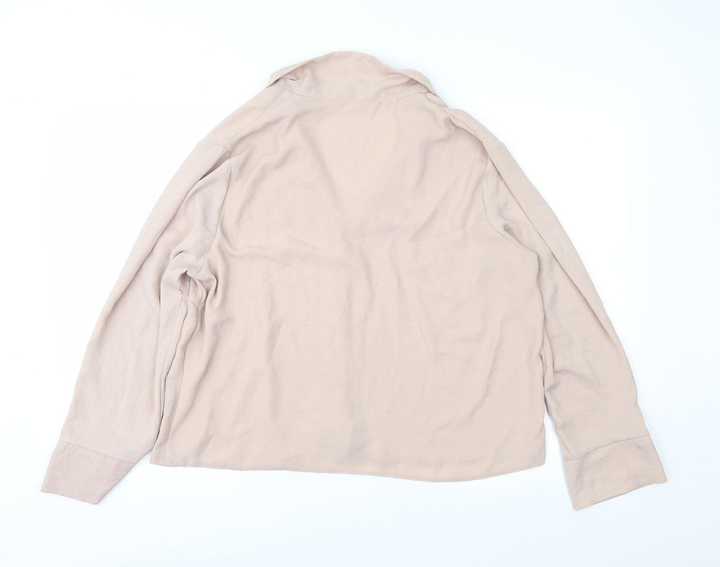 New Look Womens Beige   Basic Blouse Size 14