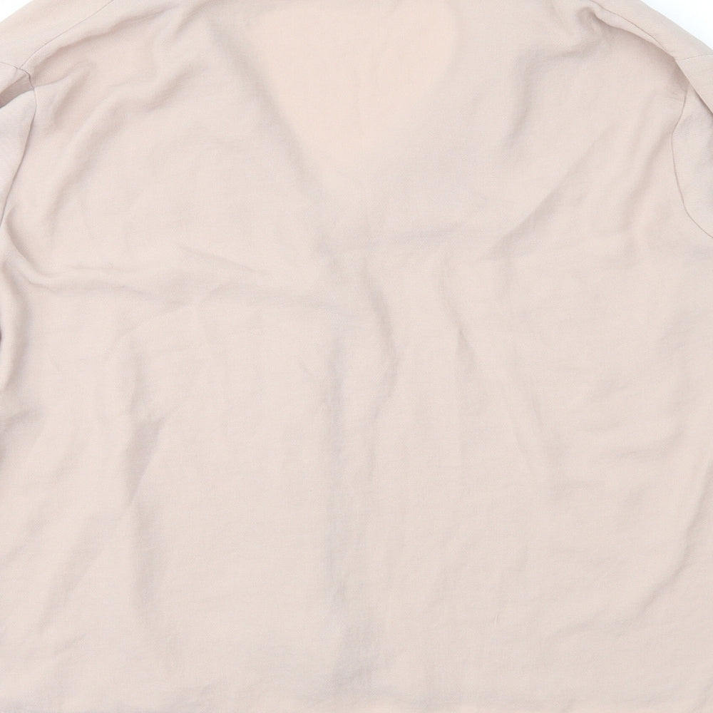 New Look Womens Beige   Basic Blouse Size 14