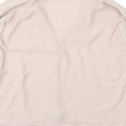 Preloved New Look Womens Beige   Basic Blouse Size 14 - Label