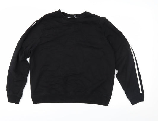ASOS Womens Black   Pullover Sweatshirt Size 14