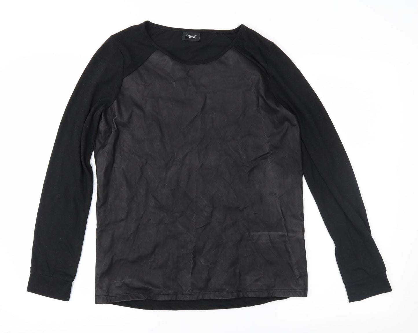 NEXT Womens Black   Basic Blouse Size 8