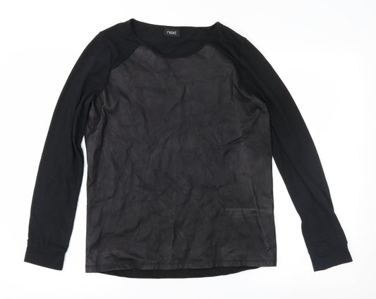 NEXT Womens Black   Basic Blouse Size 8