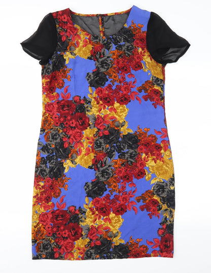Next Womens Multicoloured Floral  Shift  Size 10