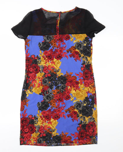 Next Womens Multicoloured Floral  Shift  Size 10