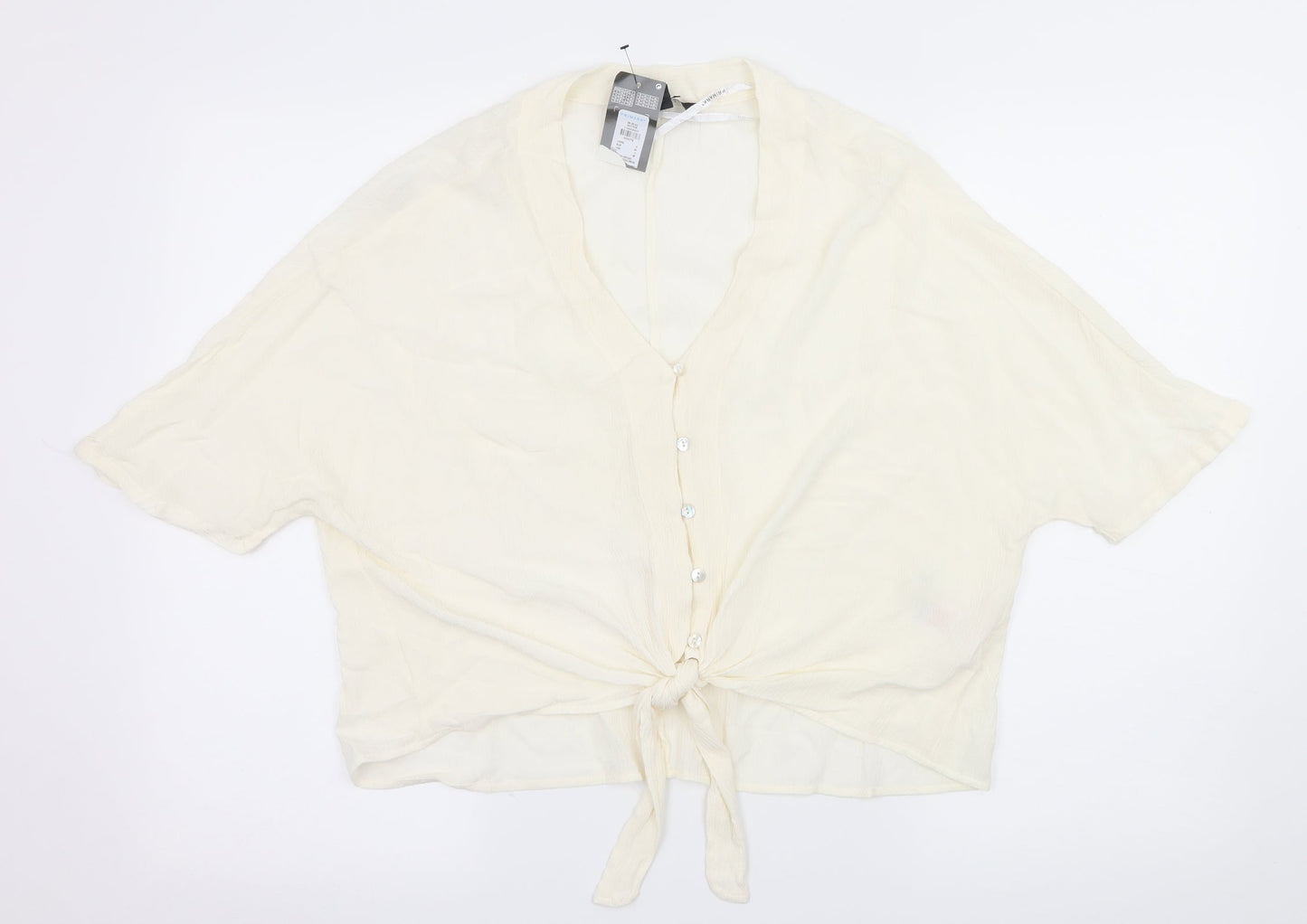 Primark Womens Ivory   Basic Blouse Size 6