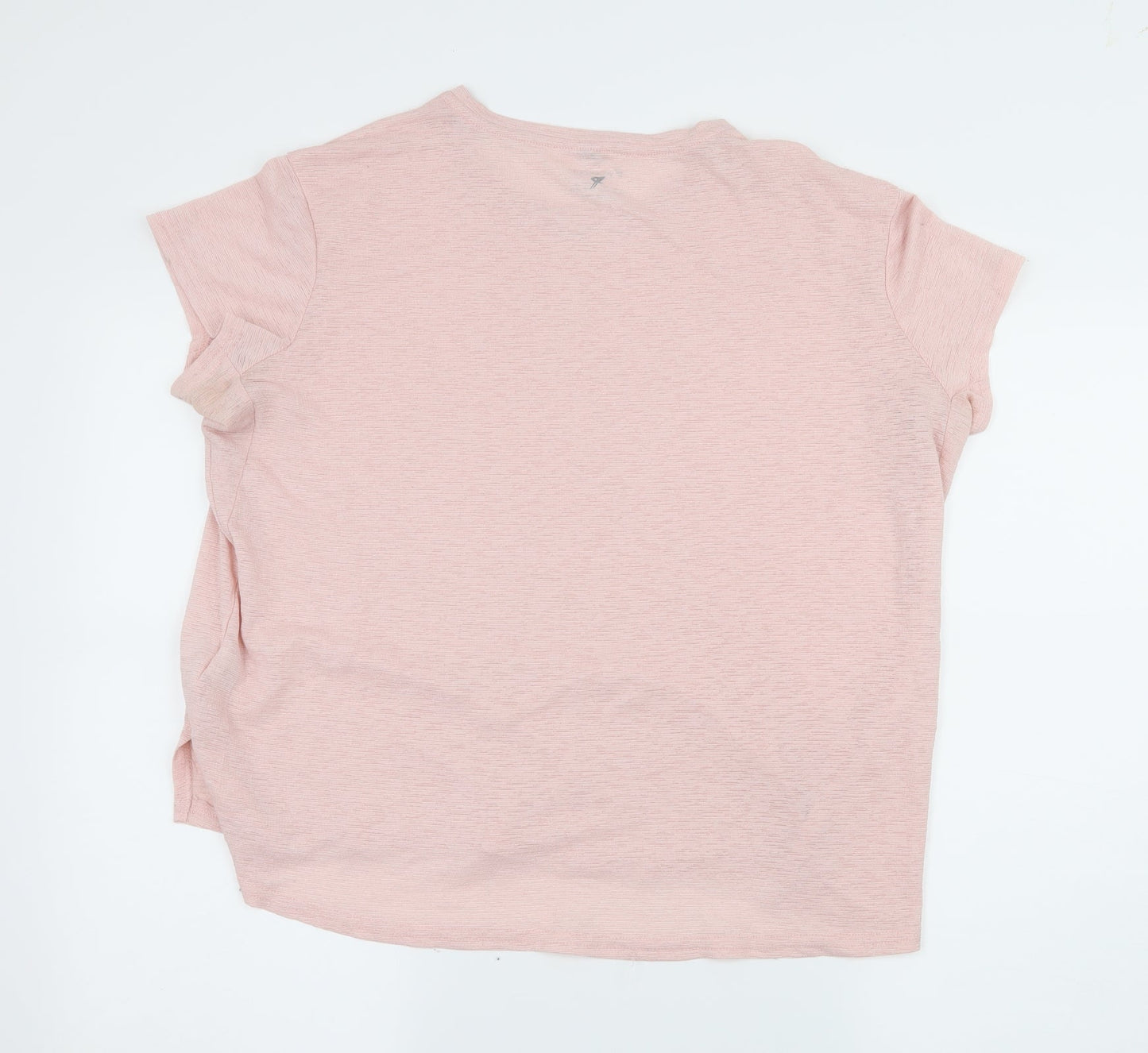 Workout Womens Pink  Jersey Basic T-Shirt Size 4