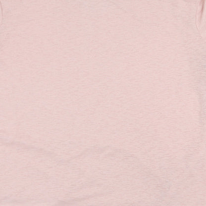 WorkOut Womens Pink  Jersey Basic T-Shirt Size 4