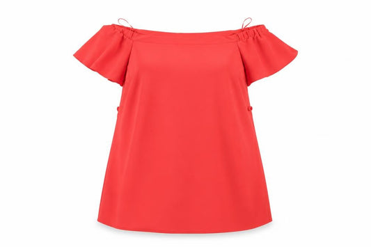 F&F Womens Red Batik  A-Line  Size 16