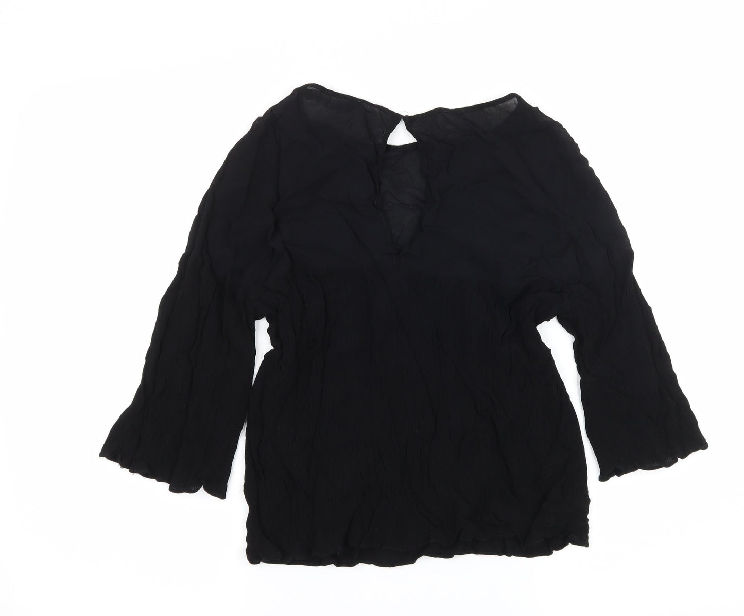 Zara Womens Black   Basic Blouse Size L