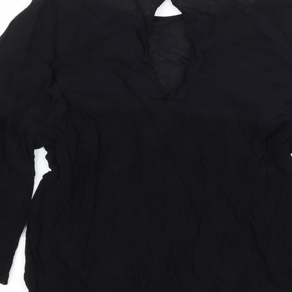Zara Womens Black   Basic Blouse Size L