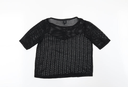 River Island Womens Black   Basic Blouse Size 8