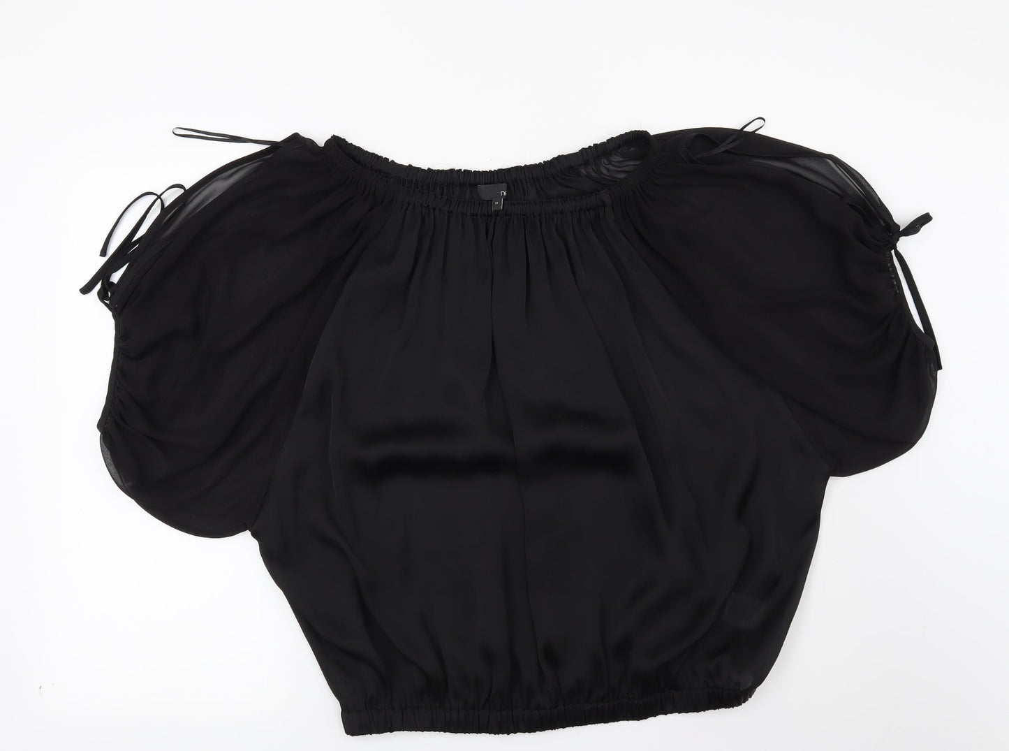 NEXT Womens Black   Basic Blouse Size 10