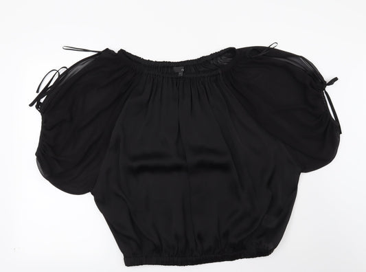 NEXT Womens Black   Basic Blouse Size 10