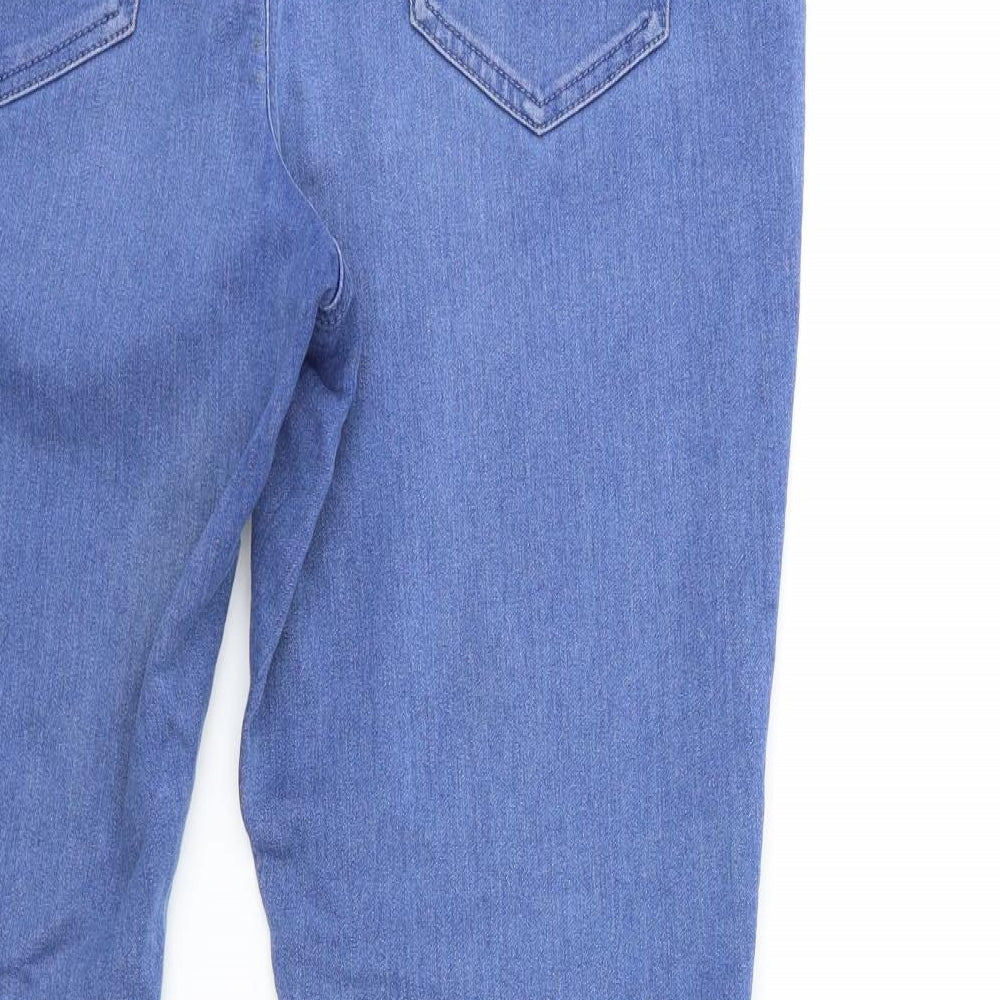 Bonmarché Womens Blue  Denim Skinny Jeans Size 14 L29 in