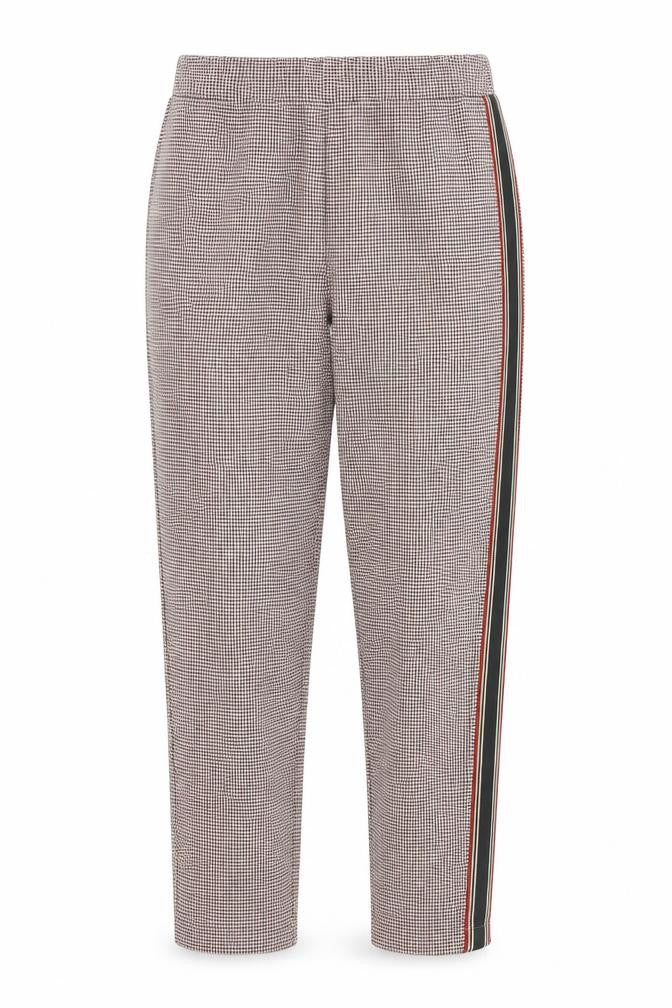 Primark Womens Red Check  Trousers  Size 8 L25 in