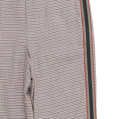 Primark Womens Red Check  Trousers  Size 8 L25 in