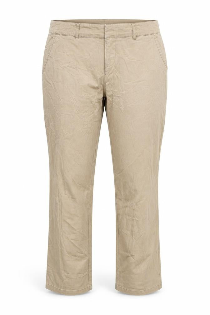 Bonprix Womens Brown Chino Trousers Size 20 L28 in