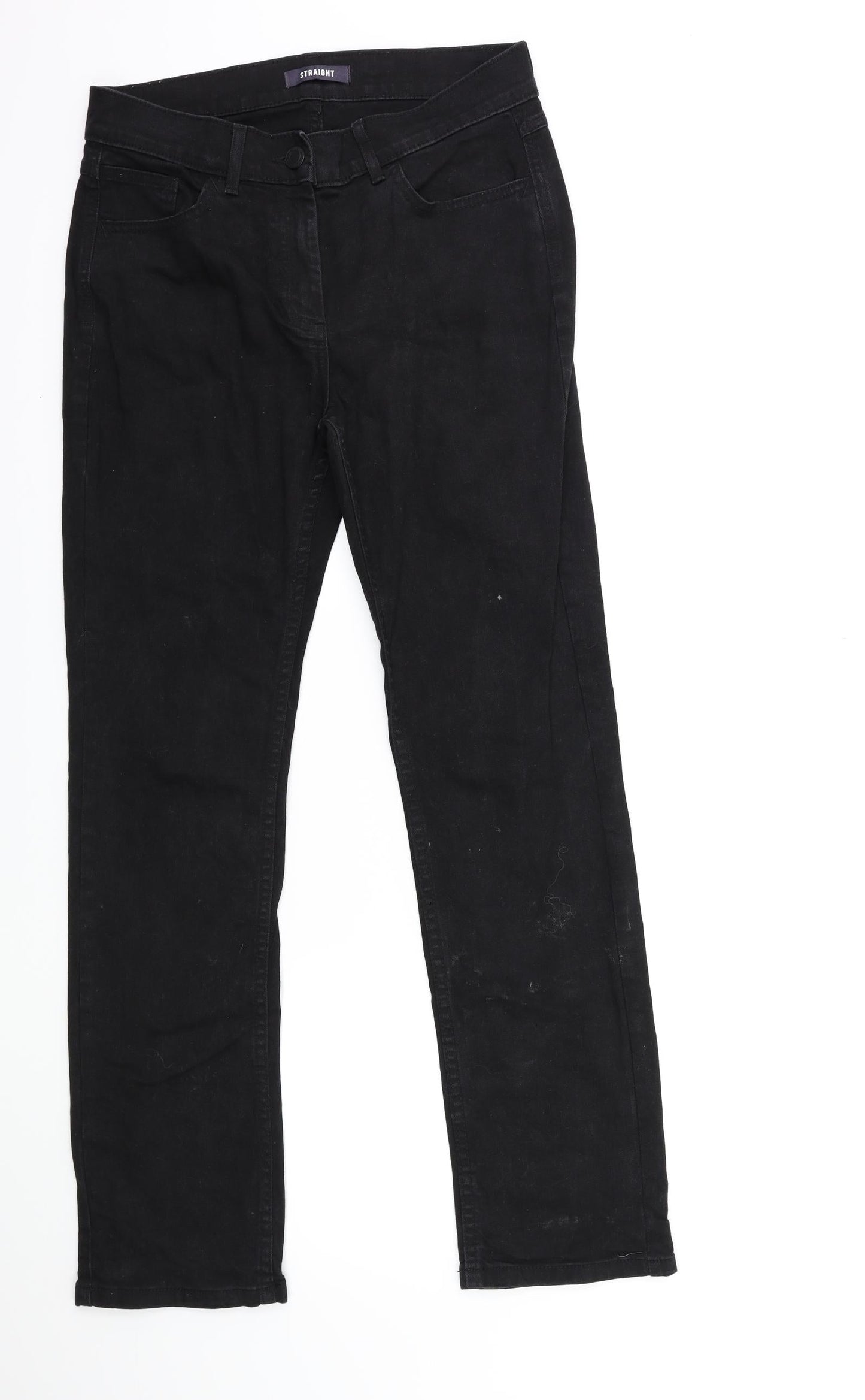 Marks and Spencer Womens Black  Denim Skinny Jeans Size 12 L29 in