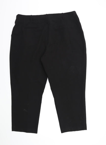 Preloved George Womens Black   Trousers  Size 18 L26 in - Back
