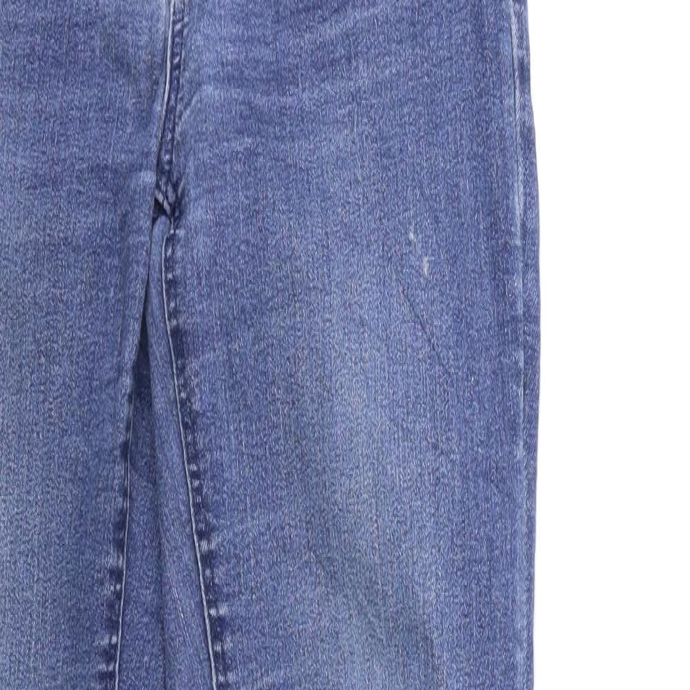 Preworn Womens Blue  Denim Skinny Jeans Size 26 in L28 in