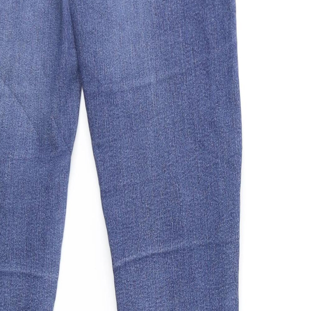 Preworn Womens Blue  Denim Skinny Jeans Size 26 in L28 in