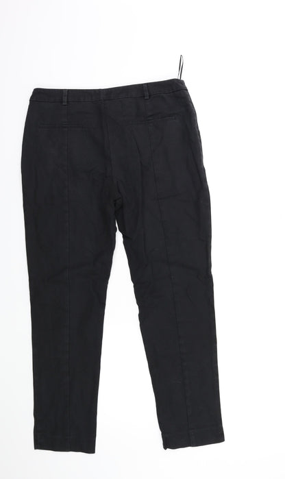 Oasis Womens Black    Trousers Size 12 L26 in