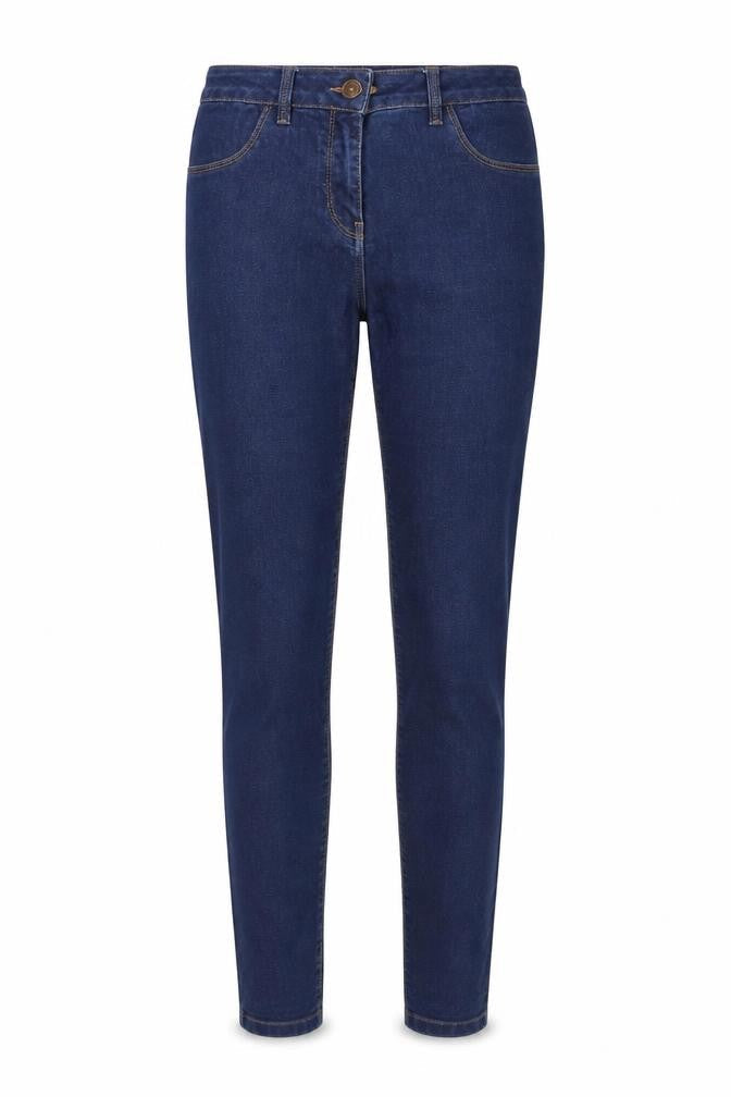 Denim & Co. Womens Blue  Denim Skinny Jeans Size 8 L29 in