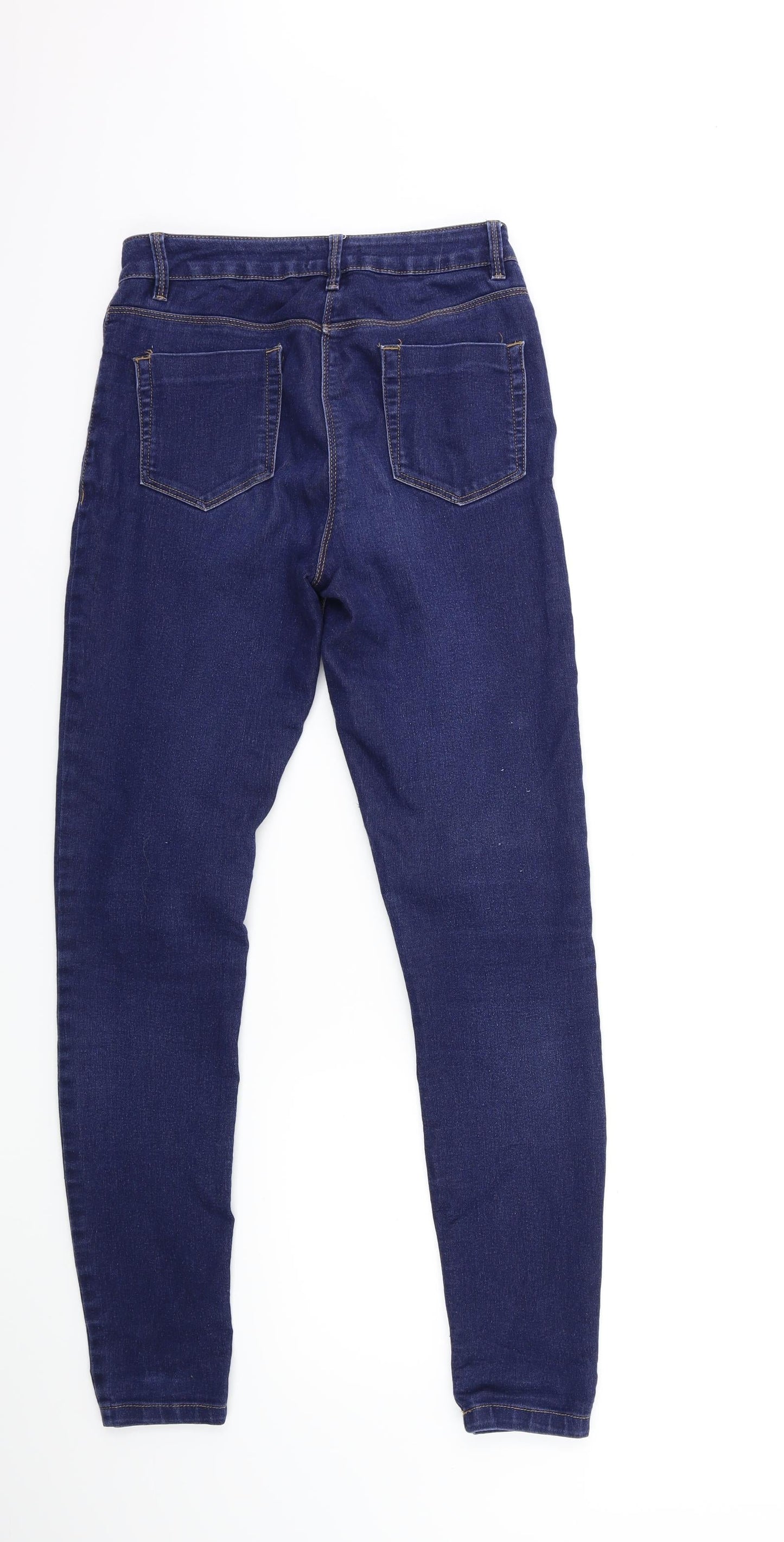 Denim & Co. Womens Blue  Denim Skinny Jeans Size 8 L29 in