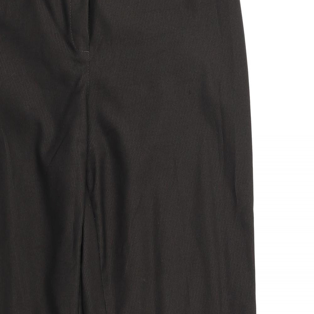 NEXT Womens Brown Striped  Trousers  Size 34 in L30 in