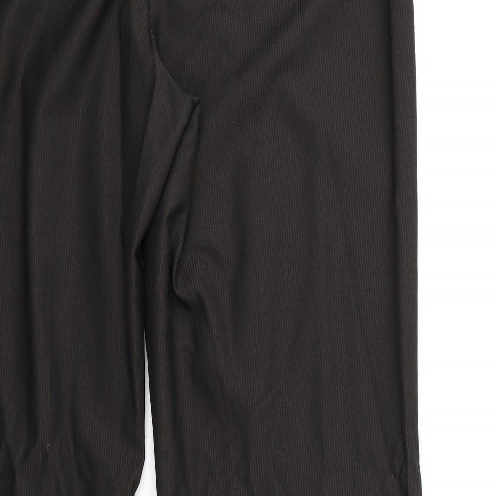 NEXT Womens Brown Striped  Trousers  Size 34 in L30 in